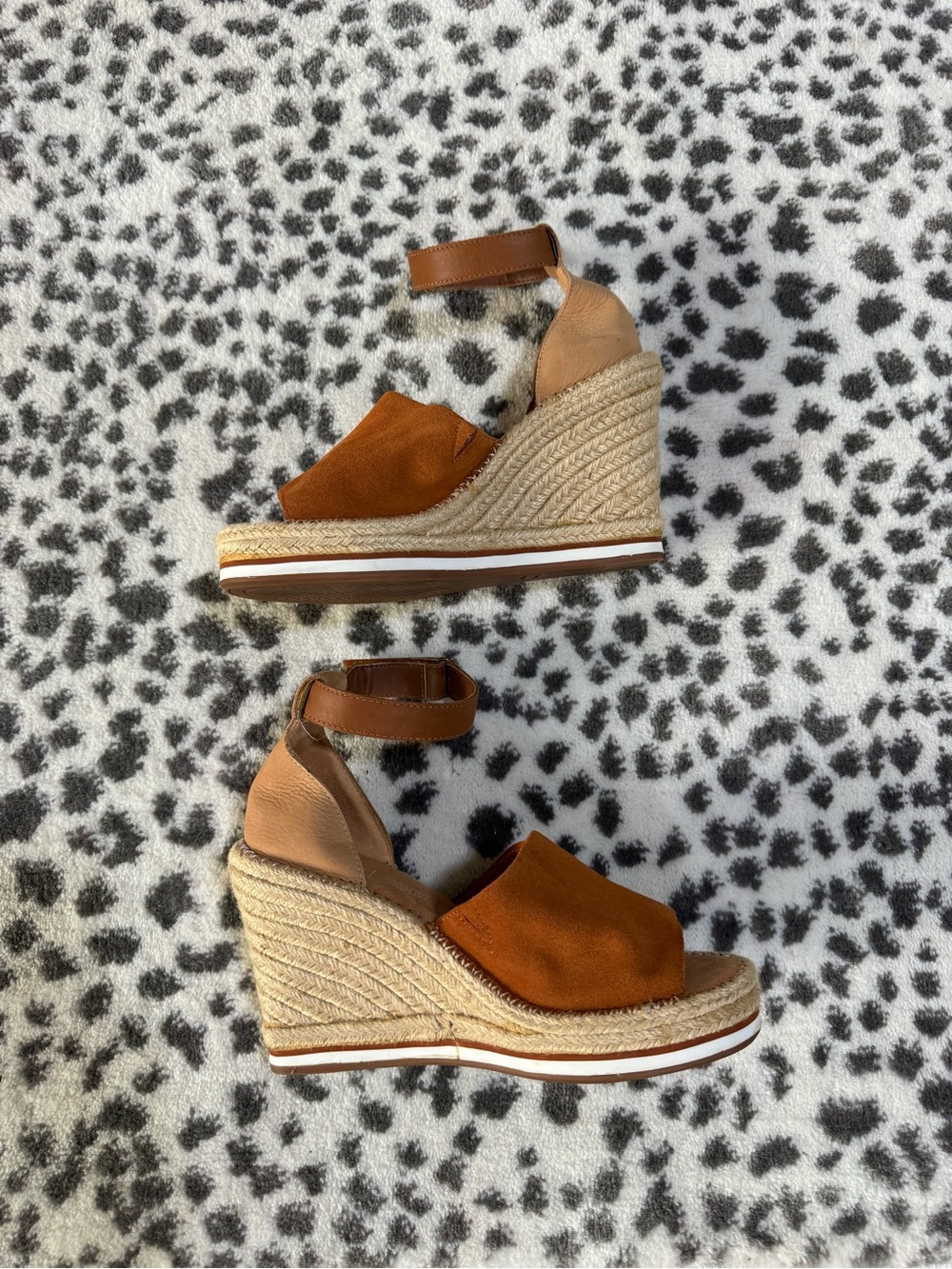 TOMS Espadrille Wedge Sandals - Ankle Strap